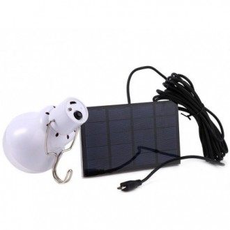 Solar LED lamp bulb reisset