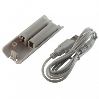 Accu voor Nintendo Wii NiMH wit met USB-Kabel