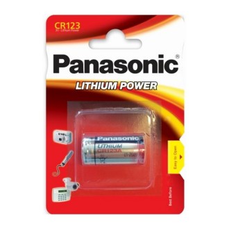 Panasonic Li-ion 3V CR123 fotobatterij