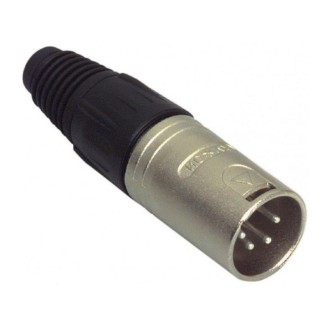 XLR Kabel connector 4-polig mannelijk