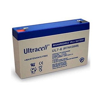 Ultracell oplaadbare loodaccu 6V 7Ah