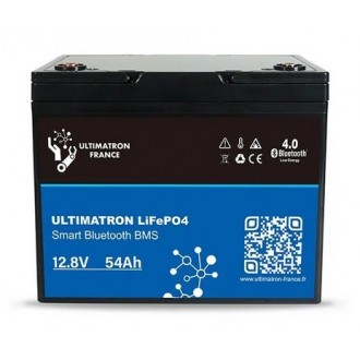 Ultimatron LiFePO4 12V 54Ah Smart BMS accu