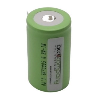 Herlaadbare batterij type D-cel 1.2V 5Ah NiMH